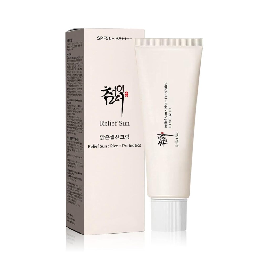 Relief sun organic korean sun screen