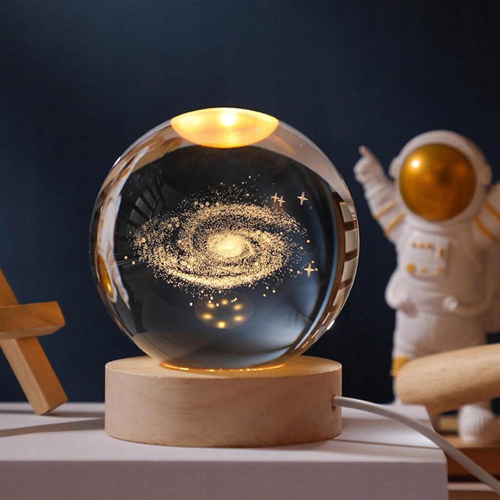 3D crystal ball for reading nook