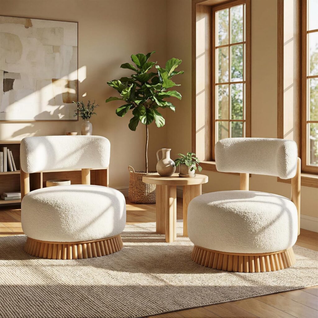 Accent chairs for reading nook