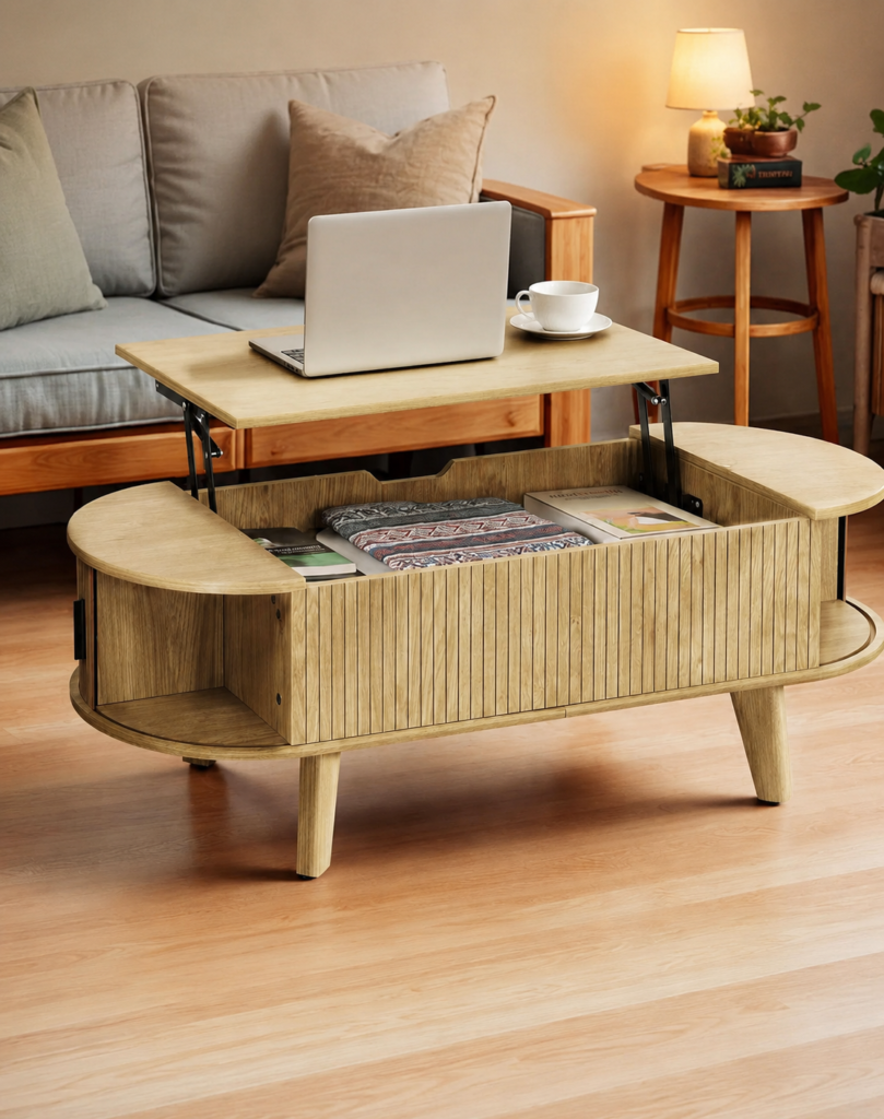 Coffee table with storage