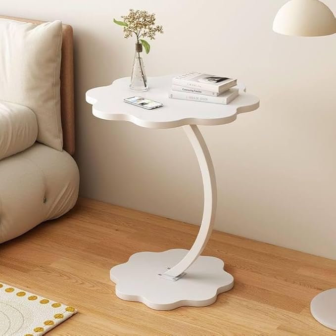 Scalloped side table