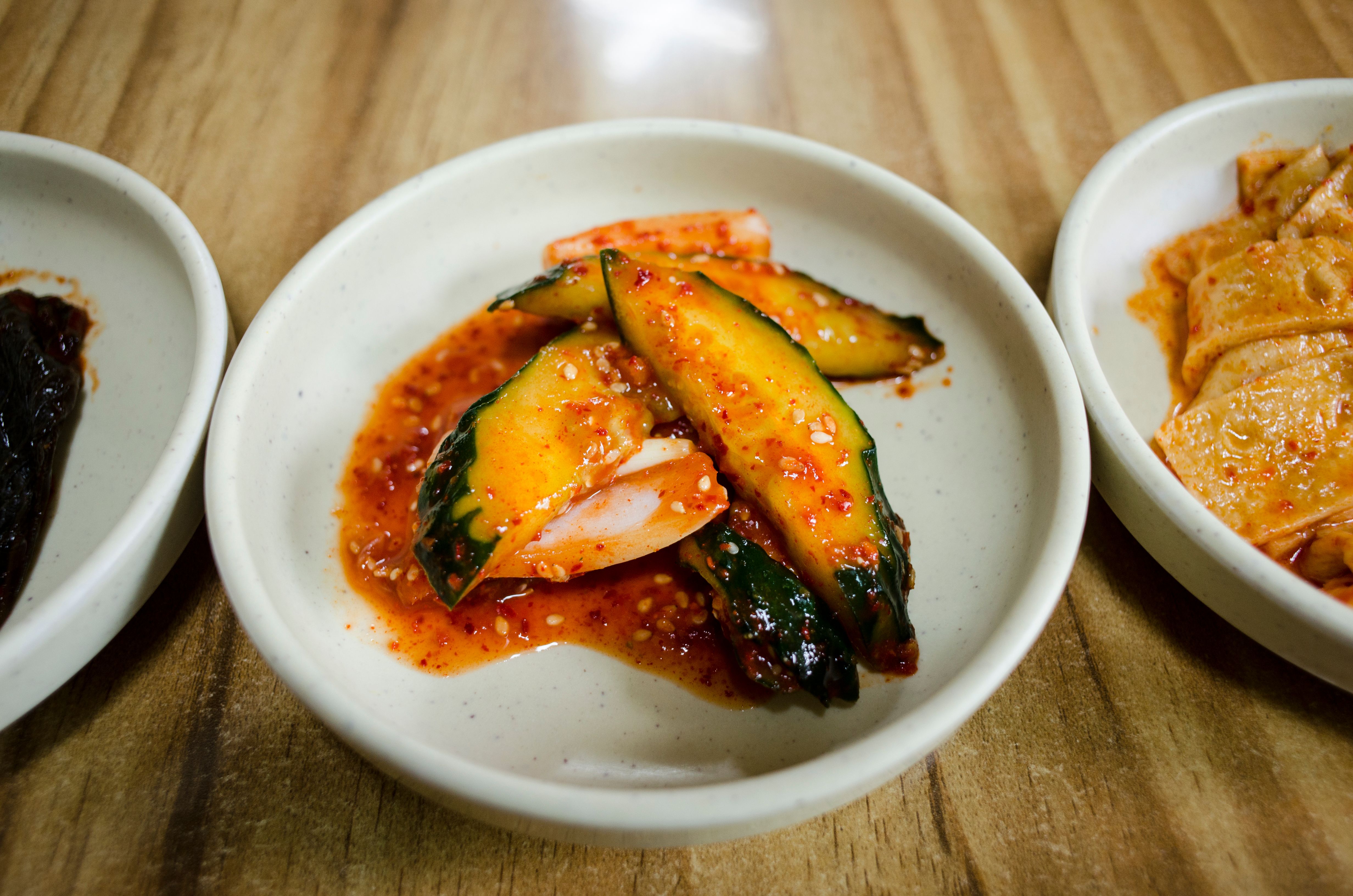 spicy Korean cucumber kimchi